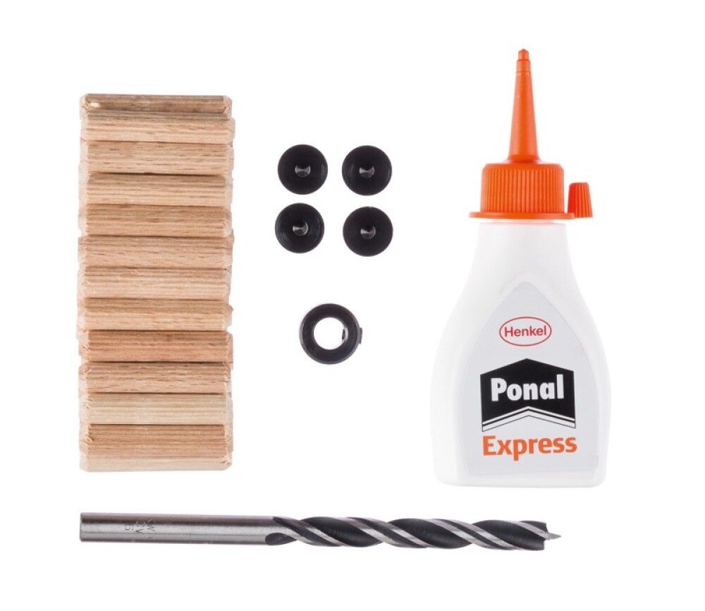 Puutappisarja Craftomat 6 x 30 mm 32 kpl