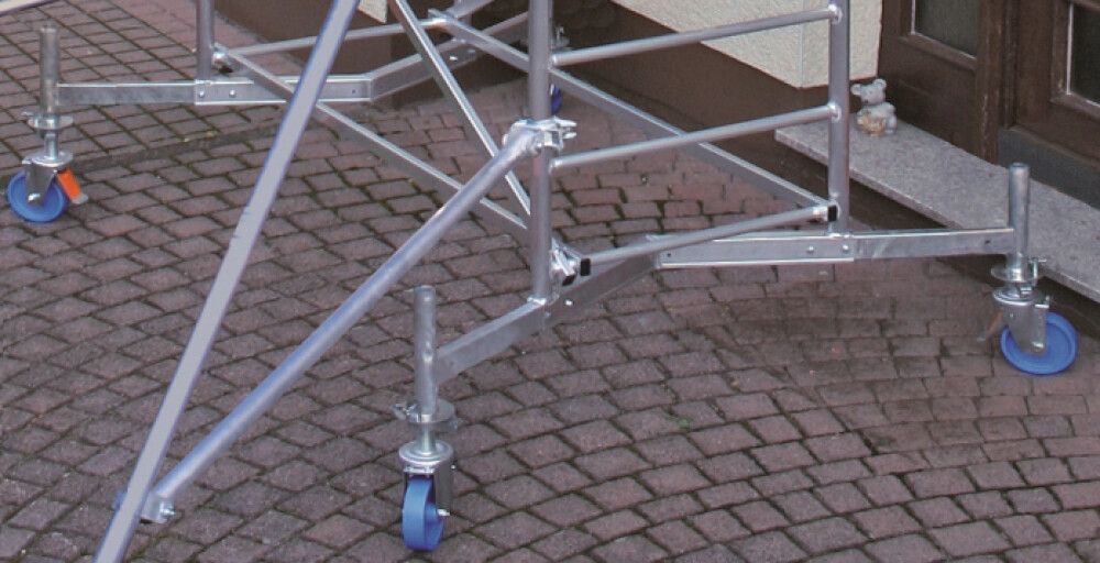 Rakennustelineen pyörät ClimTec 150 mm 4 kpl