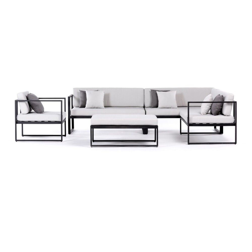 Kulmasohvaryhmä Sensum Skepparholmen musta