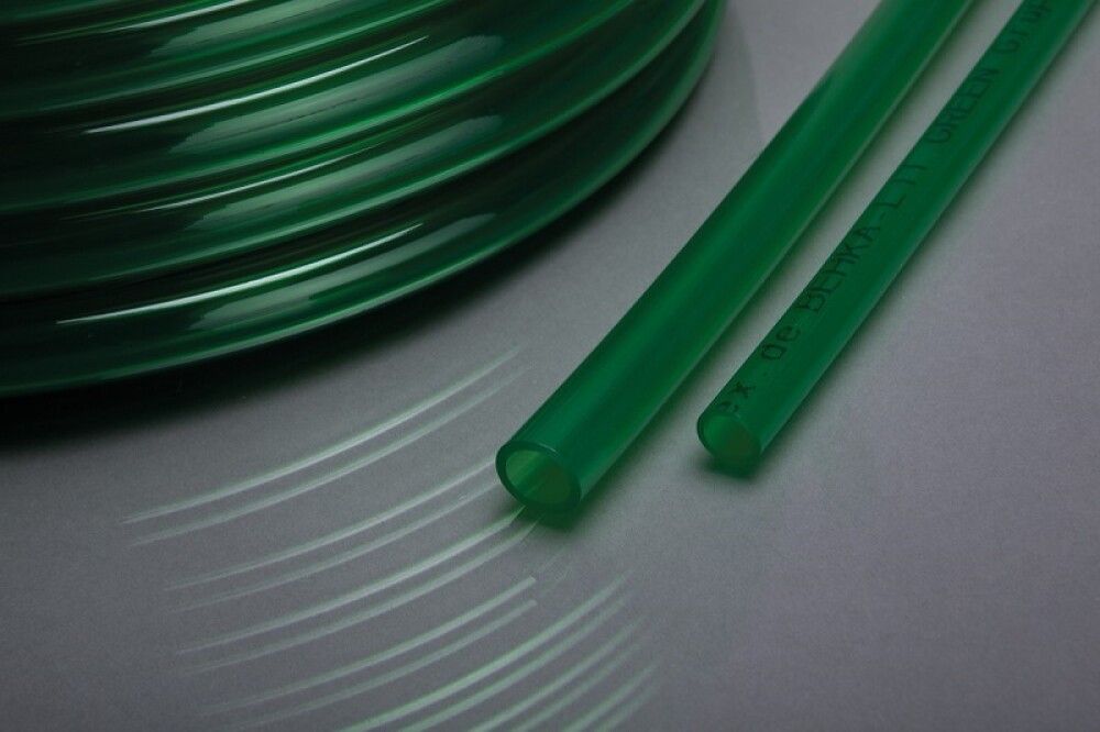 PVC-letku 8 mm vihreä läpinäkyvä (per metri)