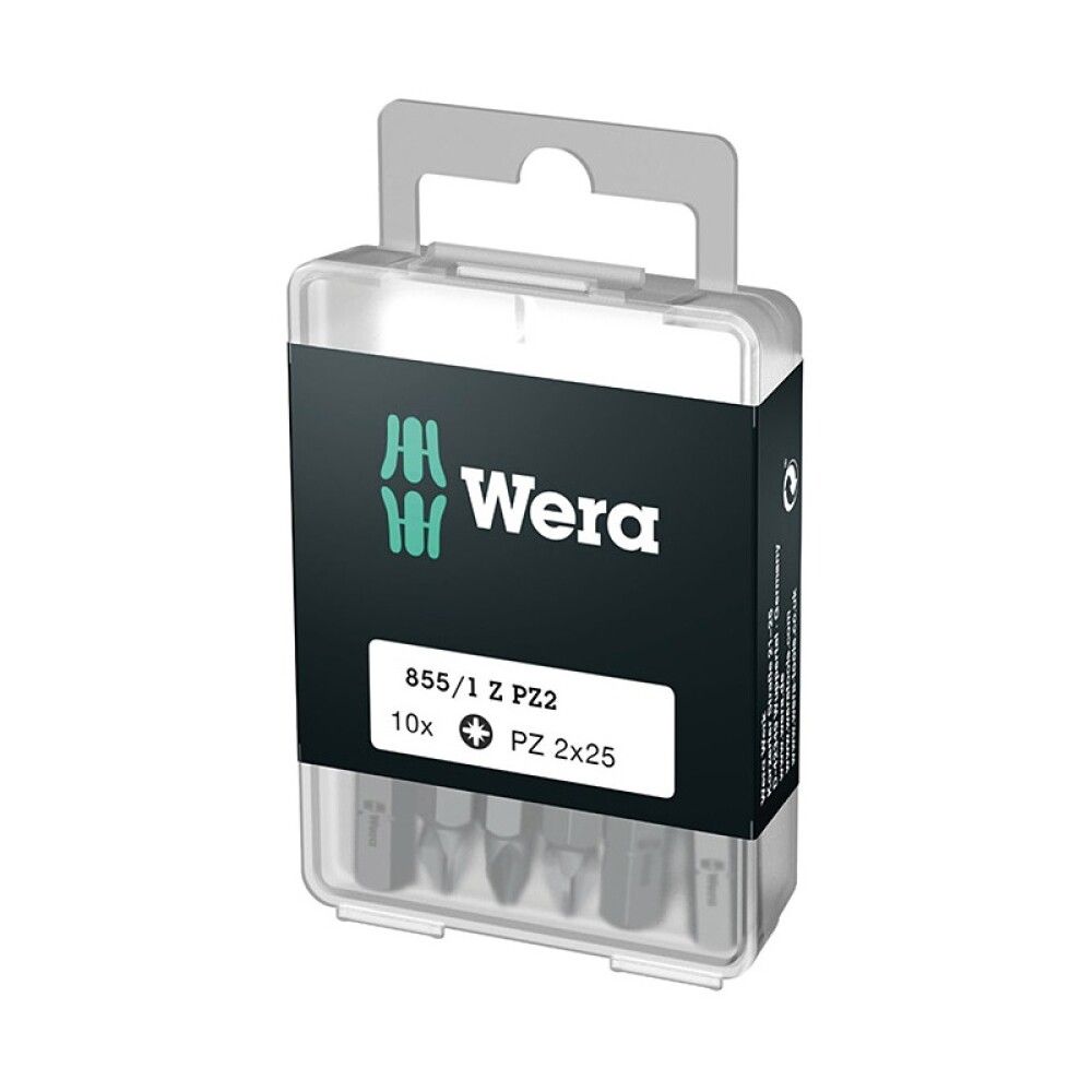 Ruuvauskärkisarja Wera 855/1 Z Pozidriv PZ2 x 25 mm 10 kpl/pkt