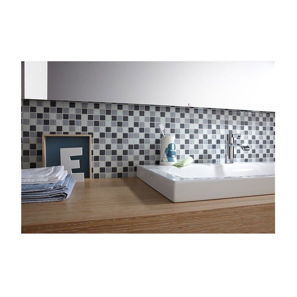 Mosaiikkilaatta Crystal Mix CM 4125 Harmaa 32,7 x 30,2 cm