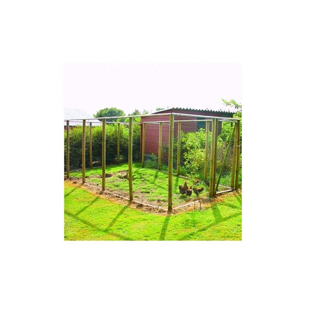 Kudottu Verkko 120 cm x 10 m Galvanoitu