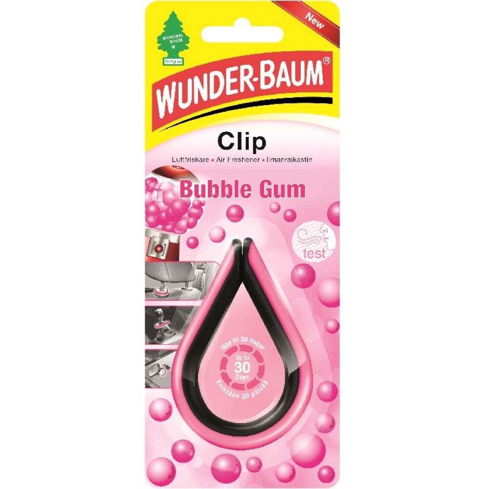 Ilmanraikastin Wunder-baum Clip Bubble Gum