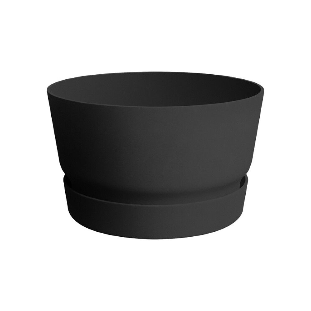 Istutusruukku Elho Greenville 33 cm musta