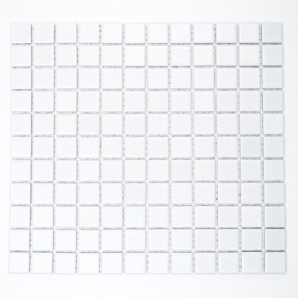 Mosaiikki Quadrat Uni B 140 Valkoinen 32,6 x 30 cm