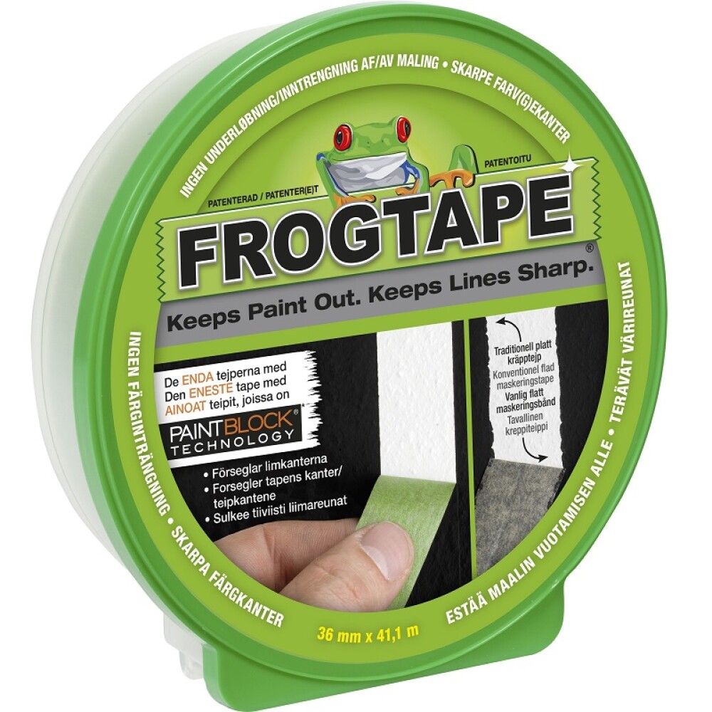 Maalarinteippi Frogtape 36 mm x 41,1 m
