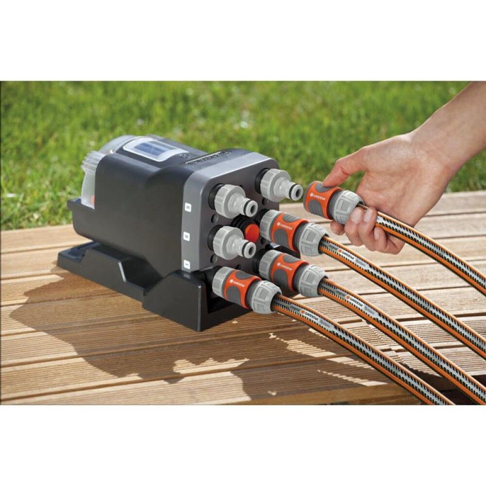 Vedenjakeluohjain Gardena 6-kanava