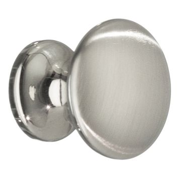 Nuppi Beslagsboden Tradition BN431 24 mm Harjattu nikkeli