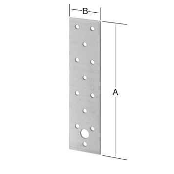 Sidoslevy 80 x 200 mm sinkitty