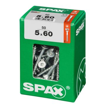 Ruuvi TRX WIROX Spax 5,0x60 L 50 KPL