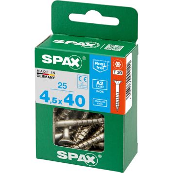 Ruostumaton Universal Ruuvi Spax A2 TRX 4,5x40 M