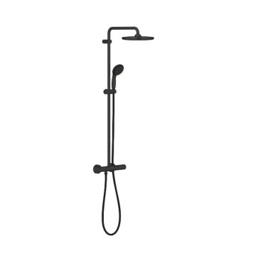 Suihkujärjestelmä Grohe Vitalio Start System 250 Termostaatilla Mattamusta