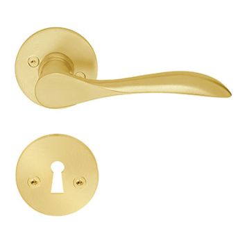 Väliovenpainike Beslagsboden Harjattu Messinki 120mm