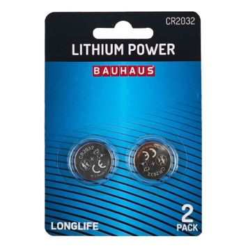Litiumparisto BAUHAUS CR2032 2 kpl/pkt