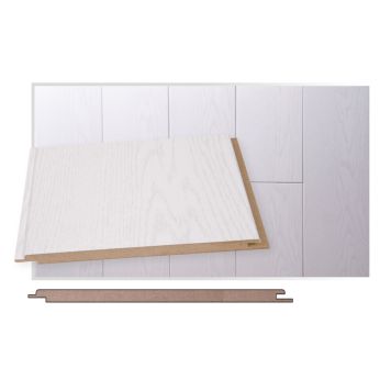 Kattopaneeli Maler MDF Valkosaarni  STP 10 x 185 x 2070 mm