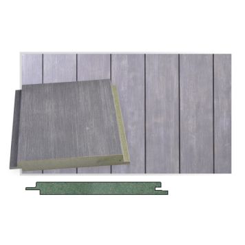 Sisustuspaneeli Maler SPA MDF STS-5 Tunne Harmaa 12 x 120 x 2400 mm