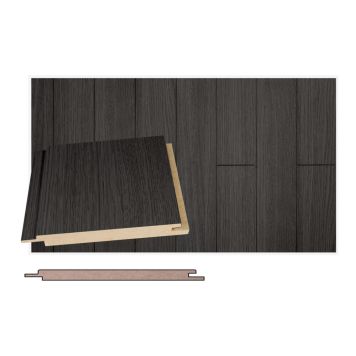 Kattopaneeli Maler SPA STS-5 MDF Grafiitti Tammi 12 x 120 x 2400 mm