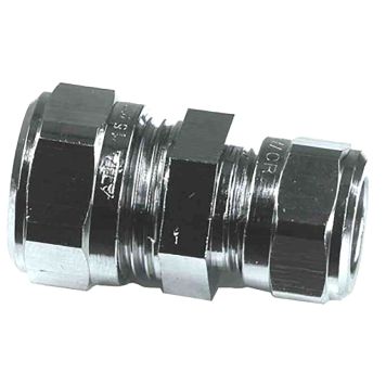 Puserrusliitin Gelia 15 x 12 mm, Kromi