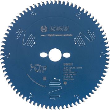 Pyörösahanterä Bosch Korkeapainelaminaatti 254 x 30 - 80