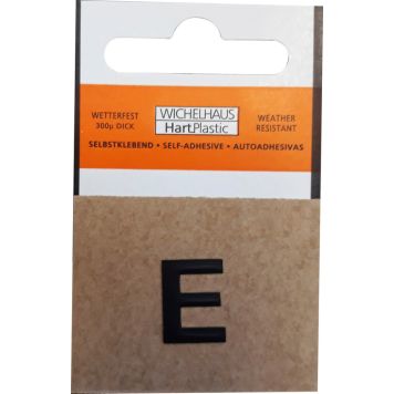 Kirjain Wichelhaus HartPlastic Musta 15 mm E