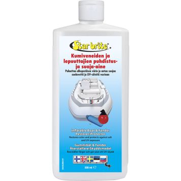 Kumiveneiden ja lepuuttajien puhdistus- ja suoja-aine Star brite 500 ml