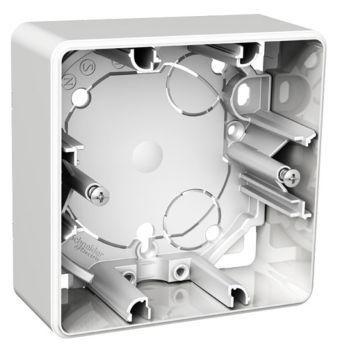 Pinta-asennusrasia Schneider Electric Exxact Valkoinen 1 -osainen 35 mm IP21
