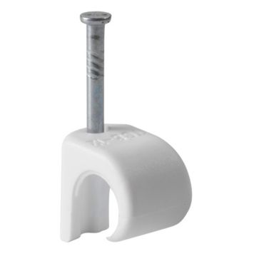 Naulakiinnike Schneider Electric TC 8-12 Valkoinen 20 kpl