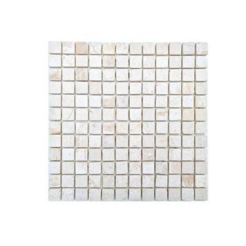 Luonnonkivimosaiikki Quadrat Ibiza XNT42023 valkoinen 30,5 x 30,5 cm
