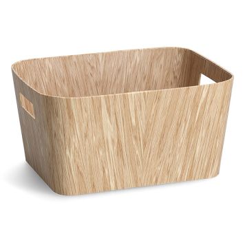 Säilytyslaatikko Zeller puujäljitelmä 30,5 x 22,9 x 15,2 cm