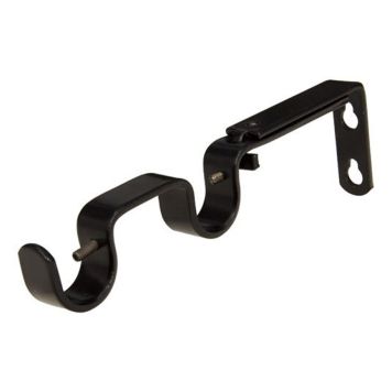 Tuplaseinäkannake Hasta Musta 16/19 mm