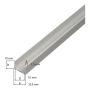 U-profiili Alumiini 10,9 x 10 x 1,5 mm 1 m