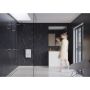 Märkätilalevy Fibo Black Marble