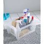 Pinottava kori SmartStore Basic L 42 x 28 x 17 cm Kirkas
