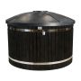 Kylpytynnyri Plastweld PW-SPA Classic musta-tummanharmaa