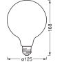 LED-lamppu Osram Smart+ WiFi Globe DIM E27 6 W 680 lm 2400 K 1 kpl/pkt