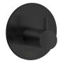 Tarrakiinnitteinen Koukku Beslagsboden BB1101 Mattamusta ∅48 mm