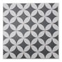 Seinä- ja Lattialaatta Retro Mix-musta-valkoinen 20 x 20 cm