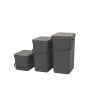 Roska-astia Brabantia Sort&Go 16 L Harmaa
