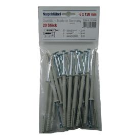 Naulatulppa 8 x 120 mm 20 kpl/pkt