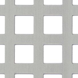 Reikäpelti Kantoflex Alumiini Anodisoitu 10 x 10 mm