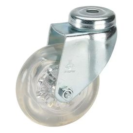 Kalustepyörä Ø 75 mm Läpinäkyvä