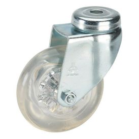 Kalustepyörä Ø 50 mm Läpinäkyvä