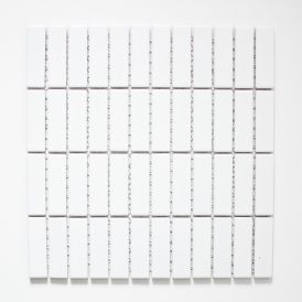 Mosaiikki Stick mattavalkoinen Kiiltävä