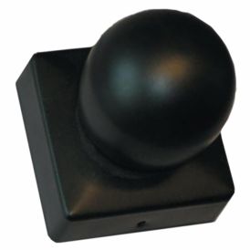 Tolpanhattu musta 71 x 71 mm