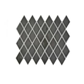 Mosaiikkilaatta Fliesen Diamond Uni musta 26,6 x 30,7 cm