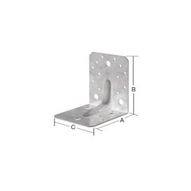 Kulmarauta Vahvistettu 90 x 90 x 65 mm 20 kpl
