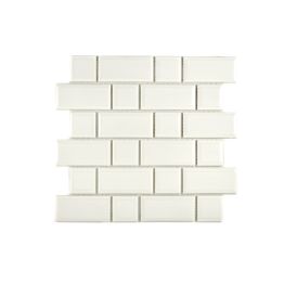 Mosaiikkilaatta Fliesen Metro Uni kermanvalkoinen 29,4 x 29,1 cm