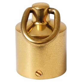 Messinkinen päätehela renkaalla Seilflechter 36 mm