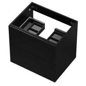 Allaskaappi Camargue Skärgård Classic etuosilla mattamusta 58,4 x 43 x 55 cm